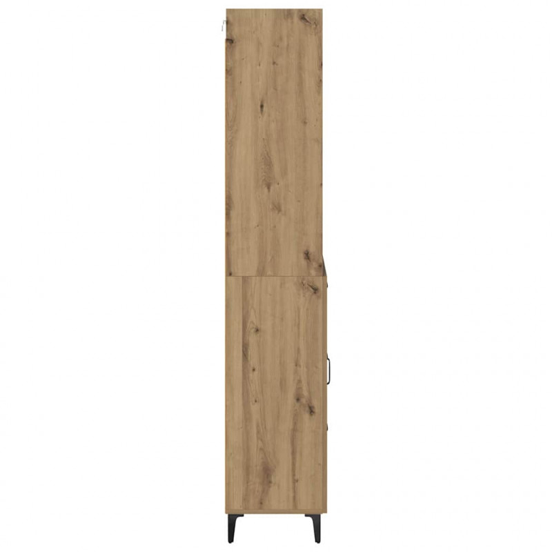 Highboard z szufladą Dąb rzemieślniczy 69,5 x 34 x 180 cm