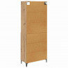 Highboard z szufladą Dąb rzemieślniczy 69,5 x 34 x 180 cm