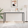 Stół barowy Biały 200 x 100 x 105 cm Lite drewno sosnowe