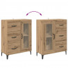 Highboard z szufladą Dąb rzemieślniczy 69,5 x 34 x 180 cm