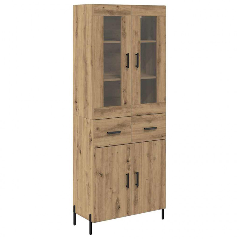 Highboard z szufladą Dąb rzemieślniczy 69,5 x 34 x 180 cm