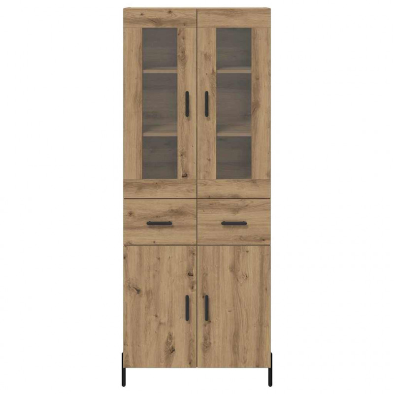 Highboard z szufladą Dąb rzemieślniczy 69,5 x 34 x 180 cm