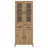 Highboard z szufladą Dąb rzemieślniczy 69,5 x 34 x 180 cm