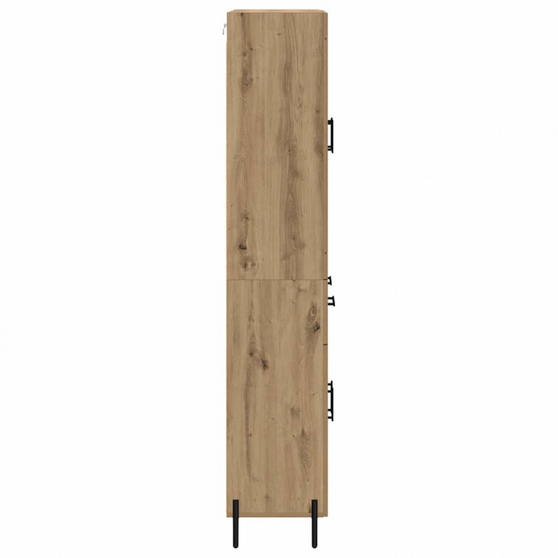 Highboard z szufladą Dąb rzemieślniczy 69,5 x 34 x 180 cm