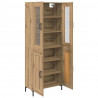 Highboard 2 pcs Dąb rzemieślniczy Materiał drewnopochodny