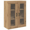 Highboard 2 pcs Dąb rzemieślniczy Materiał drewnopochodny
