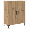 Highboard 2 pcs Dąb rzemieślniczy Materiał drewnopochodny