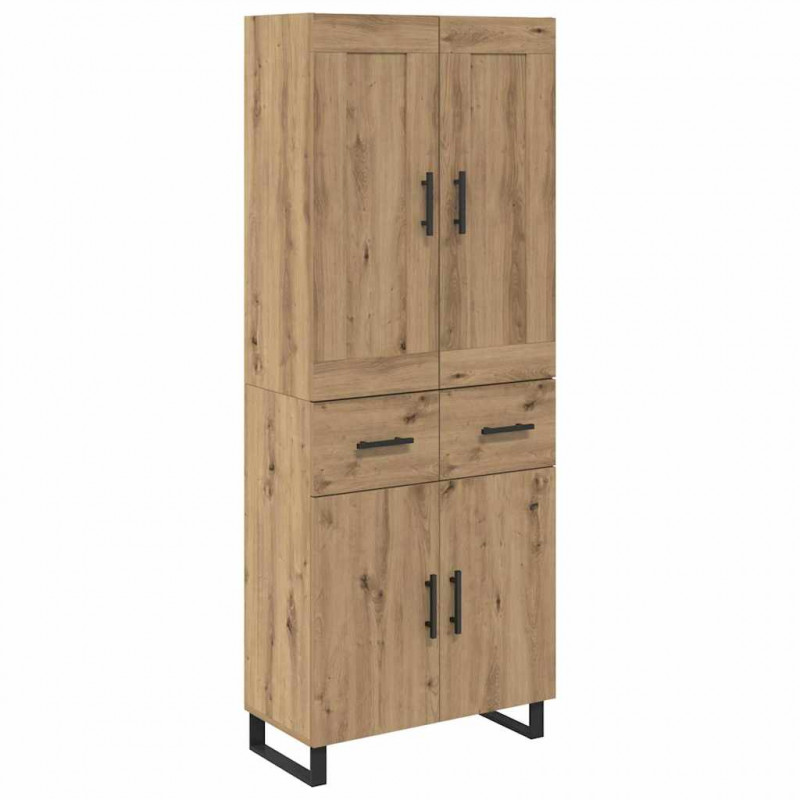 Highboard z szufladą Dąb rzemieślniczy 69,5 x 34 x 180 cm