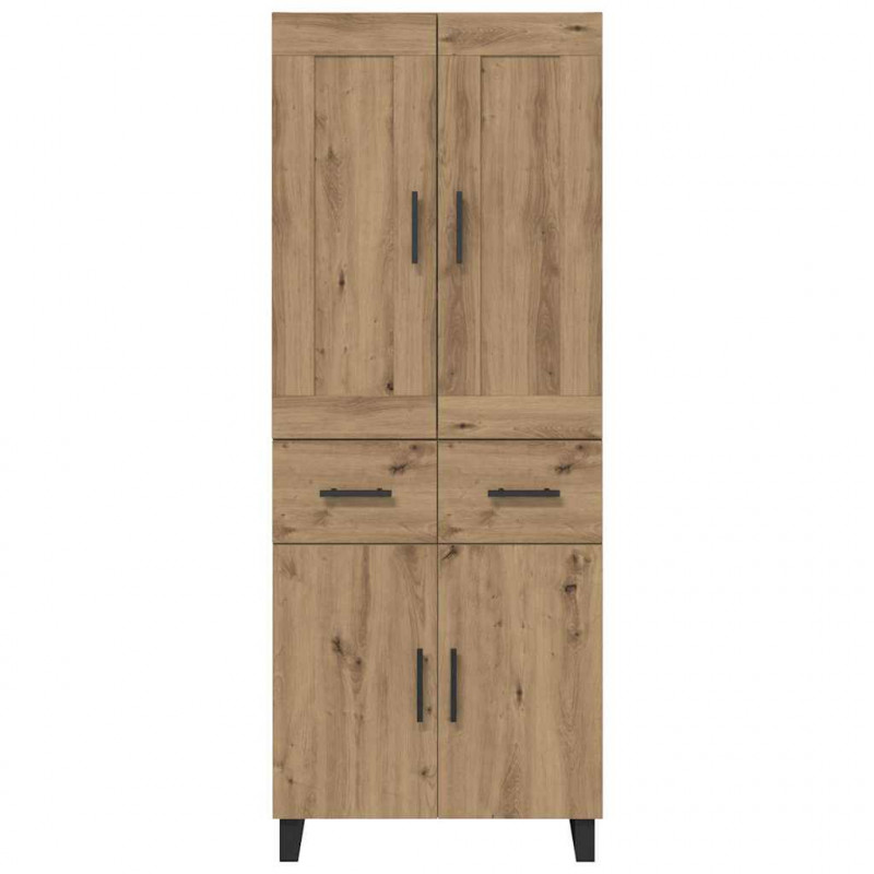 Highboard z szufladą Dąb rzemieślniczy 69,5 x 34 x 180 cm
