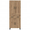 Highboard z szufladą Dąb rzemieślniczy 69,5 x 34 x 180 cm