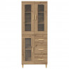 Highboard z szufladą Dąb rzemieślniczy 69,5 x 34 x 180 cm