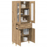 Highboard z szufladą Dąb rzemieślniczy 69,5 x 34 x 180 cm