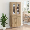 Highboard z szufladą Dąb rzemieślniczy 69,5 x 34 x 180 cm