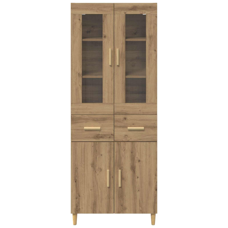Highboard z szufladą Dąb rzemieślniczy 69,5 x 34 x 180 cm