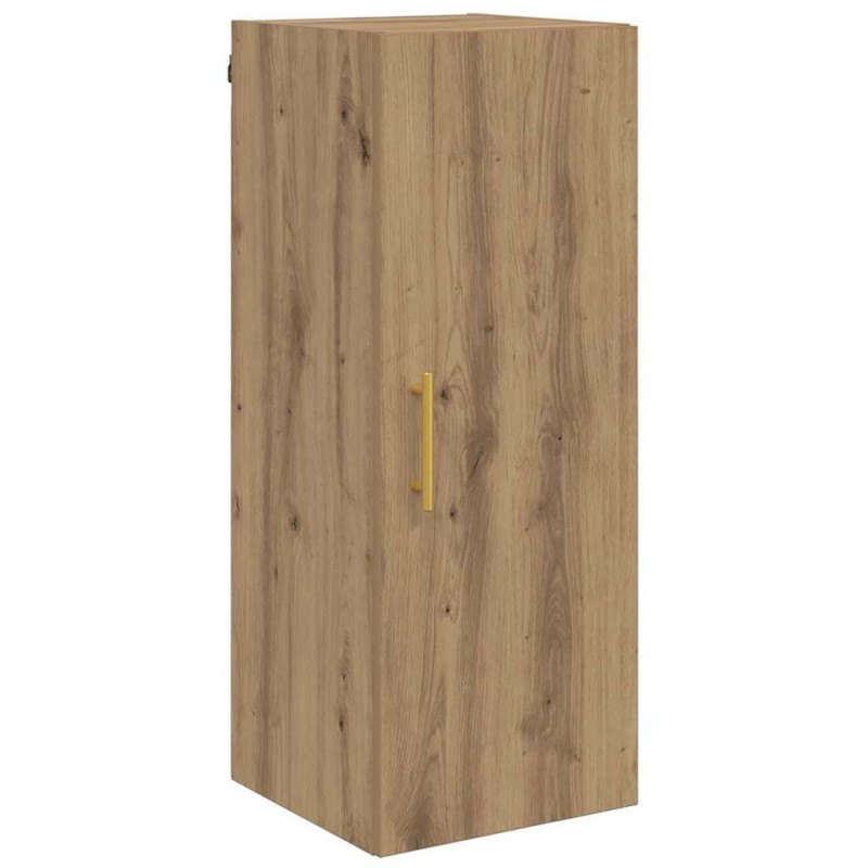 Highboard 2 pcs Dąb rzemieślniczy Materiał drewnopochodny