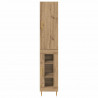 Highboard 2 pcs Dąb rzemieślniczy Materiał drewnopochodny