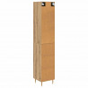 Highboard 2 pcs Dąb rzemieślniczy Materiał drewnopochodny