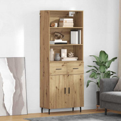 Highboard z szufladą Dąb rzemieślniczy 69,5 x 34 x 180 cm