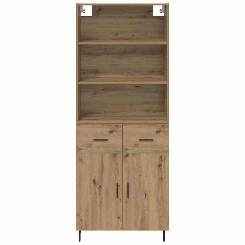Highboard z szufladą Dąb rzemieślniczy 69,5 x 34 x 180 cm