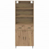 Highboard z szufladą Dąb rzemieślniczy 69,5 x 34 x 180 cm