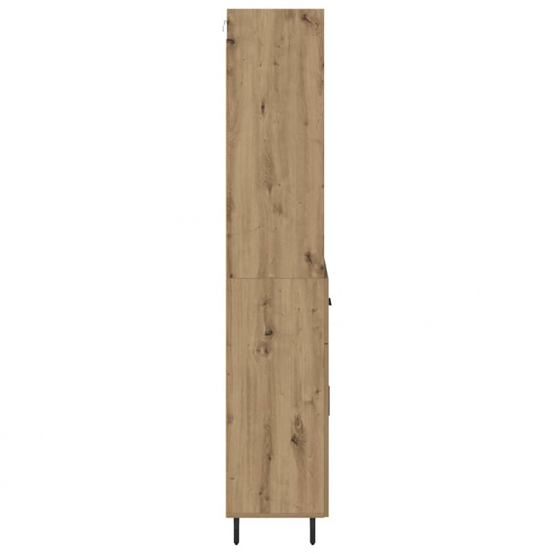 Highboard z szufladą Dąb rzemieślniczy 69,5 x 34 x 180 cm