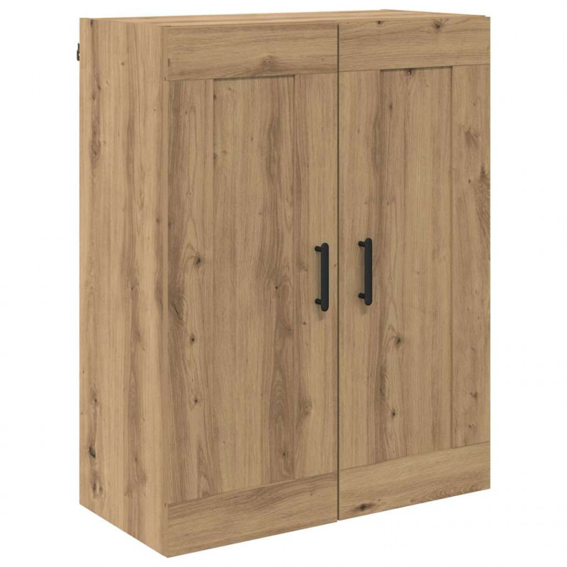 Highboard 2 pcs Dąb rzemieślniczy Materiał drewnopochodny
