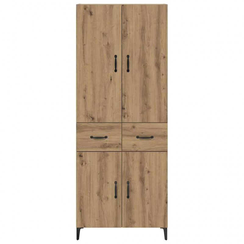 Highboard z szufladą Dąb rzemieślniczy 69,5 x 34 x 180 cm
