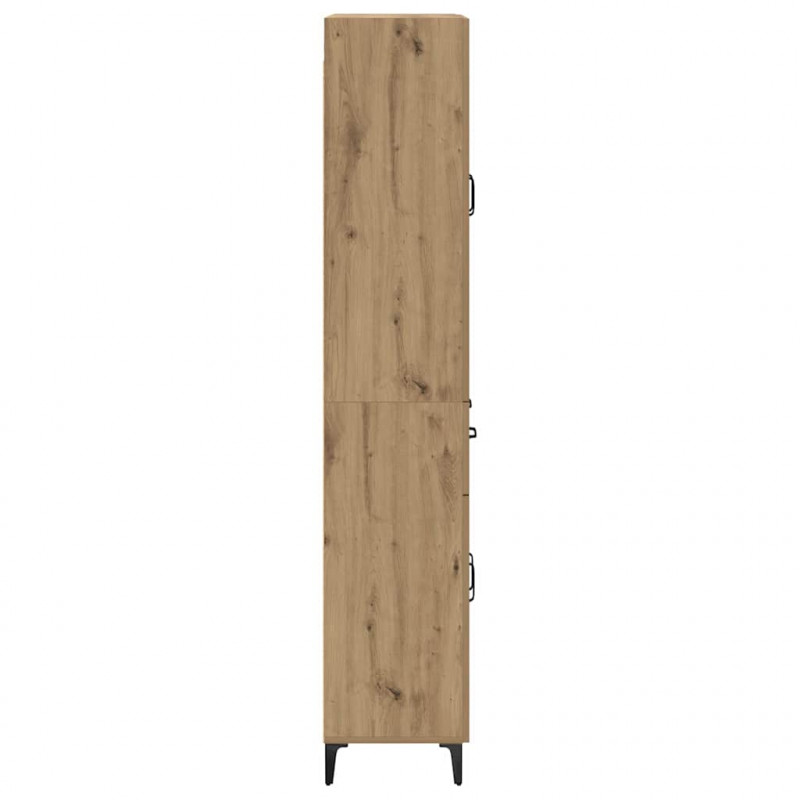 Highboard z szufladą Dąb rzemieślniczy 69,5 x 34 x 180 cm