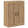 Highboard 2 pcs Dąb rzemieślniczy Materiał drewnopochodny
