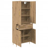 Highboard z szufladą Dąb rzemieślniczy 69,5 x 34 x 180 cm