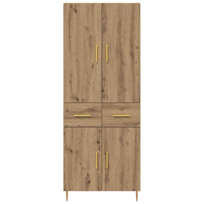 Highboard z szufladą Dąb rzemieślniczy 69,5 x 34 x 180 cm