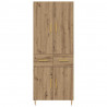Highboard z szufladą Dąb rzemieślniczy 69,5 x 34 x 180 cm