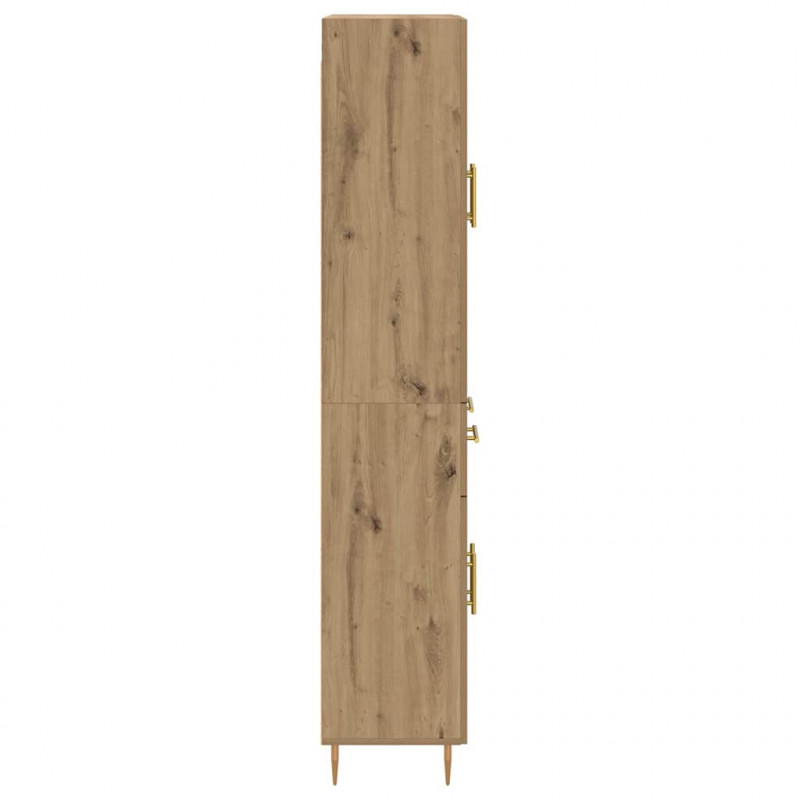 Highboard z szufladą Dąb rzemieślniczy 69,5 x 34 x 180 cm
