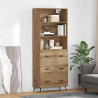 Highboard z szufladą Dąb rzemieślniczy 69,5 x 34 x 180 cm