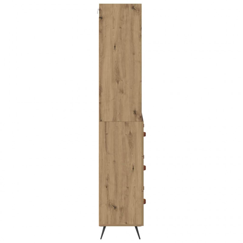 Highboard z szufladą Dąb rzemieślniczy 69,5 x 34 x 180 cm