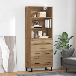 Highboard z szufladą Dąb rzemieślniczy 69,5 x 34 x 180 cm