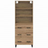 Highboard z szufladą Dąb rzemieślniczy 69,5 x 34 x 180 cm