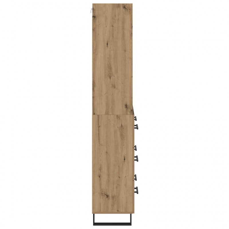 Highboard z szufladą Dąb rzemieślniczy 69,5 x 34 x 180 cm