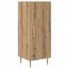 Highboard 2 pcs Dąb rzemieślniczy Materiał drewnopochodny