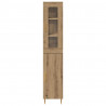 Highboard 2 pcs Dąb rzemieślniczy Materiał drewnopochodny