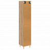Highboard 2 pcs Dąb rzemieślniczy Materiał drewnopochodny