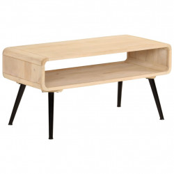 Stolik kawowy, 95x40x45 cm, lite drewno mango