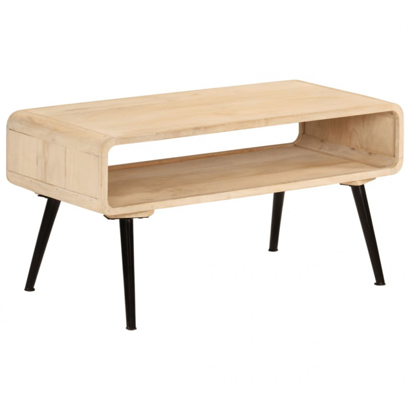 Stolik kawowy, 95x40x45 cm, lite drewno mango