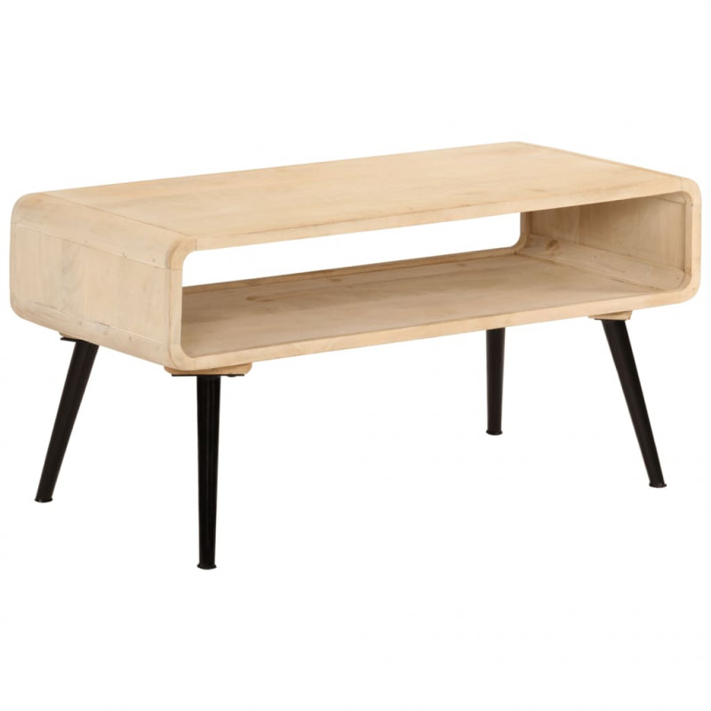 Stolik kawowy, 95x40x45 cm, lite drewno mango
