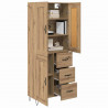 Highboard z szufladą Dąb rzemieślniczy 69,5 x 34 x 180 cm