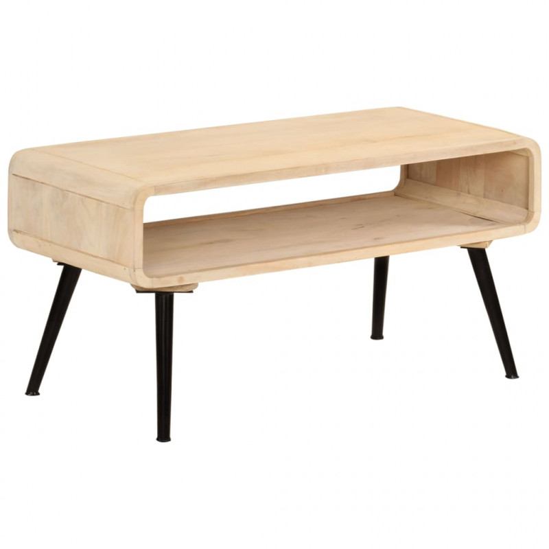 Stolik kawowy, 95x40x45 cm, lite drewno mango
