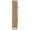 Highboard 2 pcs Dąb rzemieślniczy Materiał drewnopochodny