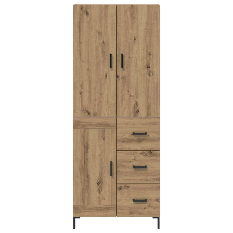Highboard z szufladą Dąb rzemieślniczy 69,5 x 34 x 180 cm