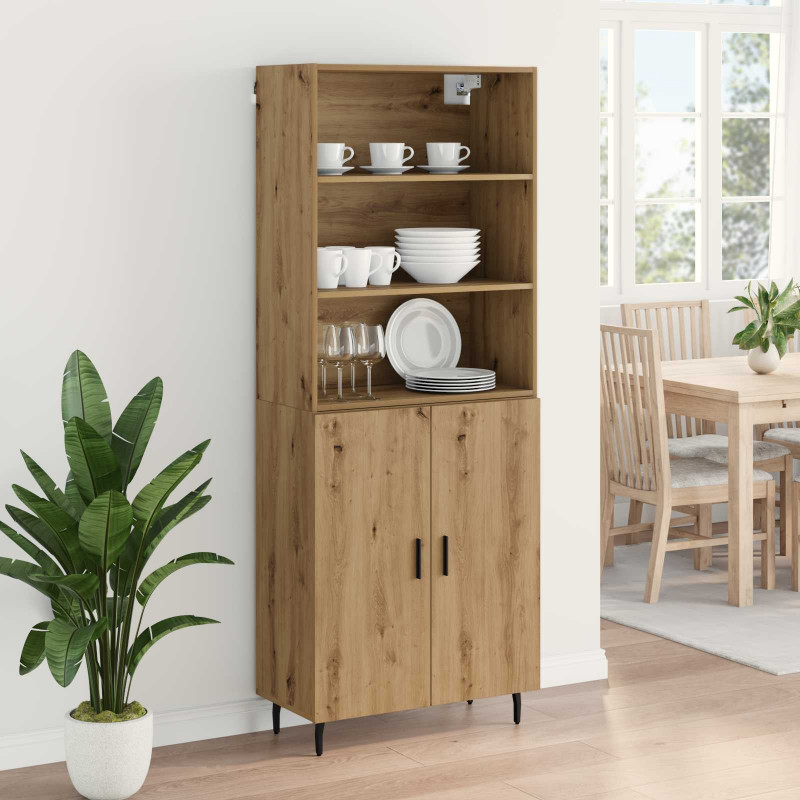 Highboard Dąb rzemieślniczy 69,5 x 34 x 180 cm