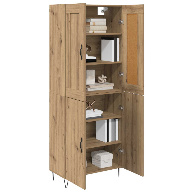 Highboard Dąb rzemieślniczy 69,5 x 34 x 180 cm